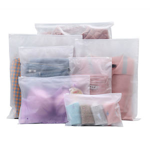 What material is generally used for clothing packaging bags?