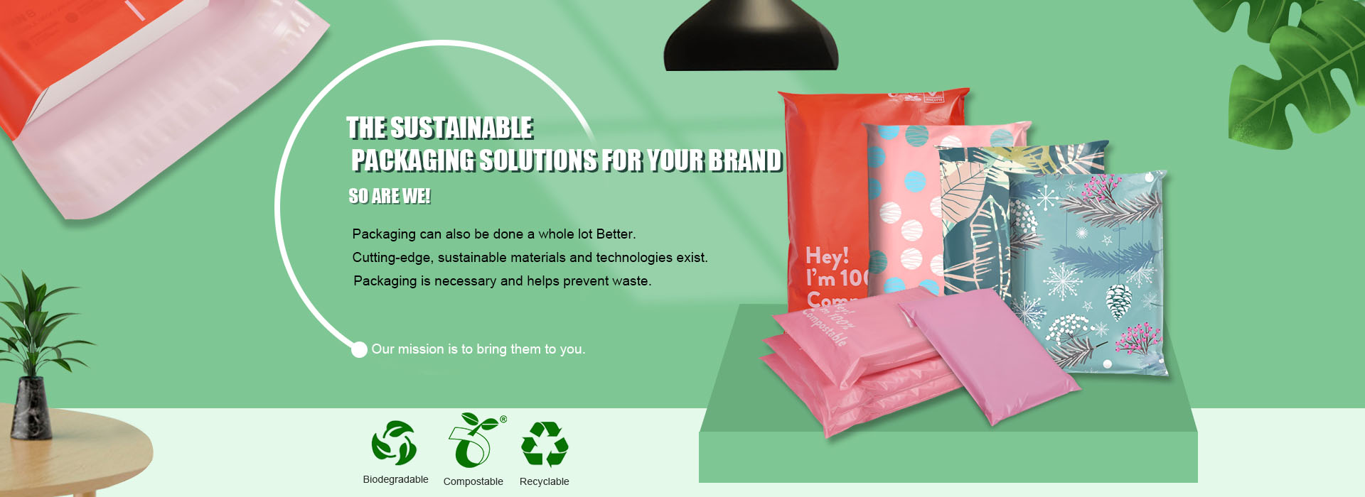 Large Compostable Bubble Postage Bag Self Adhesive