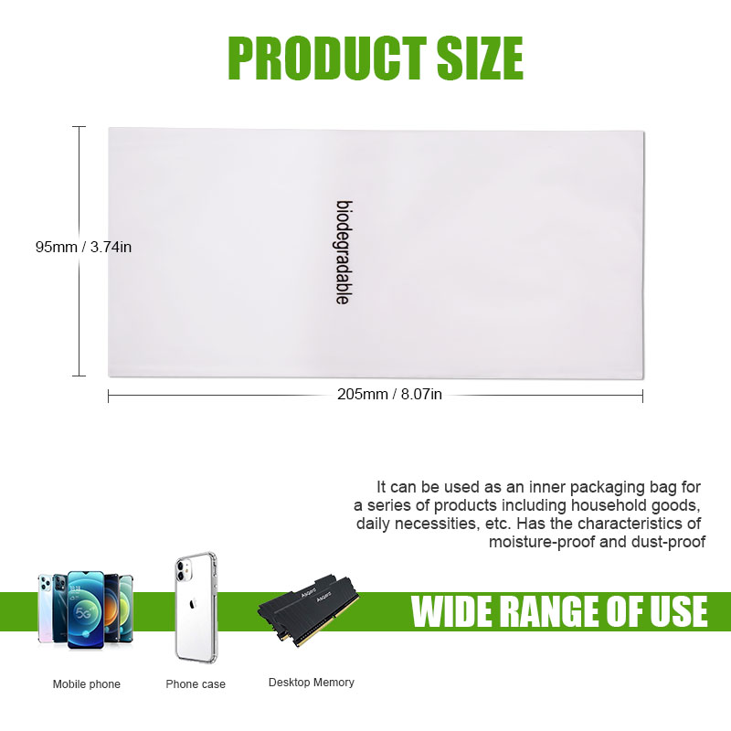 Transparent Mobile Phone Dust Bag Flat Mouth Disposable Cell Phone Anti-Scratch Bags