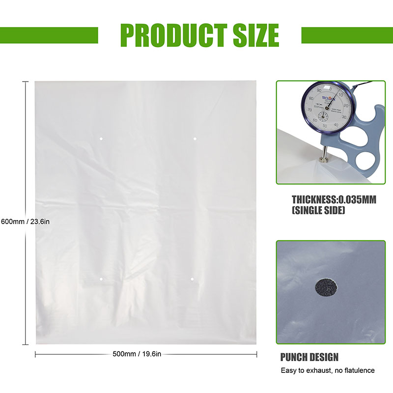 Clear Disposable Protective plastic bag for sweeping machine