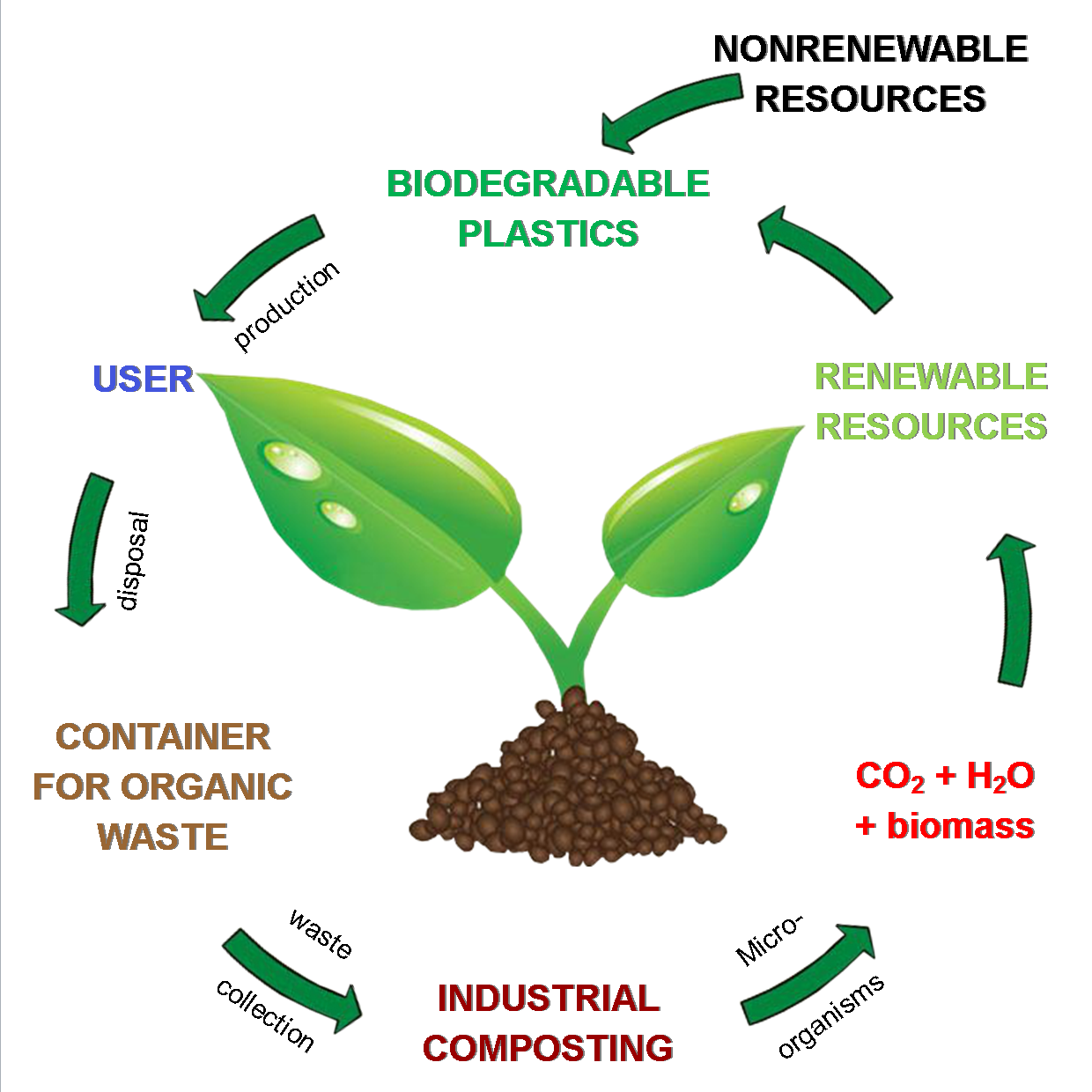 4 different degradation technologies for biodegradable plastics